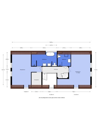 Floorplan - 1e Kruisweg 17C, 3262 LK Oud-Beijerland